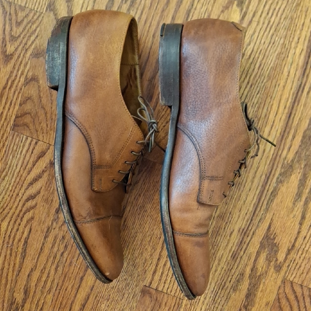 Cole Haan 12D Men's Brown Leather Oxford Dress Shoes Made in USA
